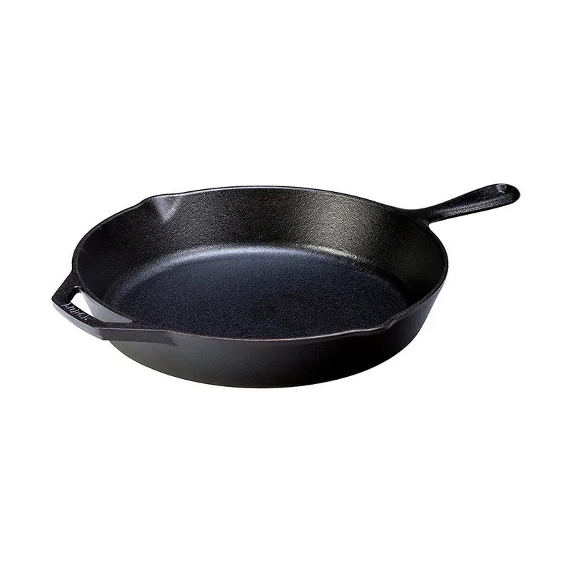Lodge L10Sk3 12" Seasoned Cast Iron Skillet – Versatile Heavy-Duty Cooking Surface 1