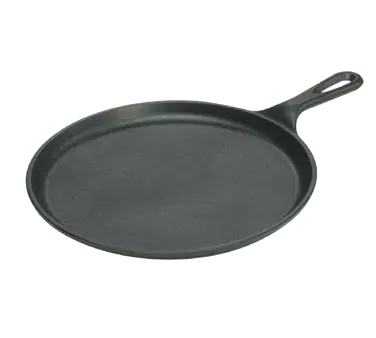 Lodge L9Og3 Seasoned Cast Iron Round Griddle – 10.5-Inch Diameter, Pre-Seasoned 1