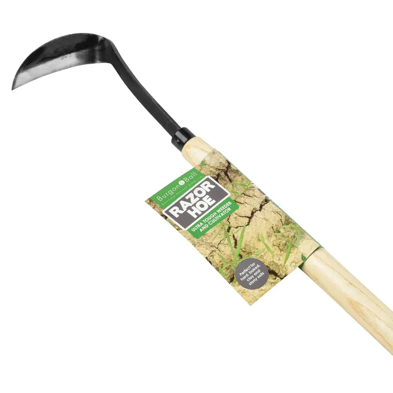 Long-Handle Razor Hoe For Efficient Weeding 1