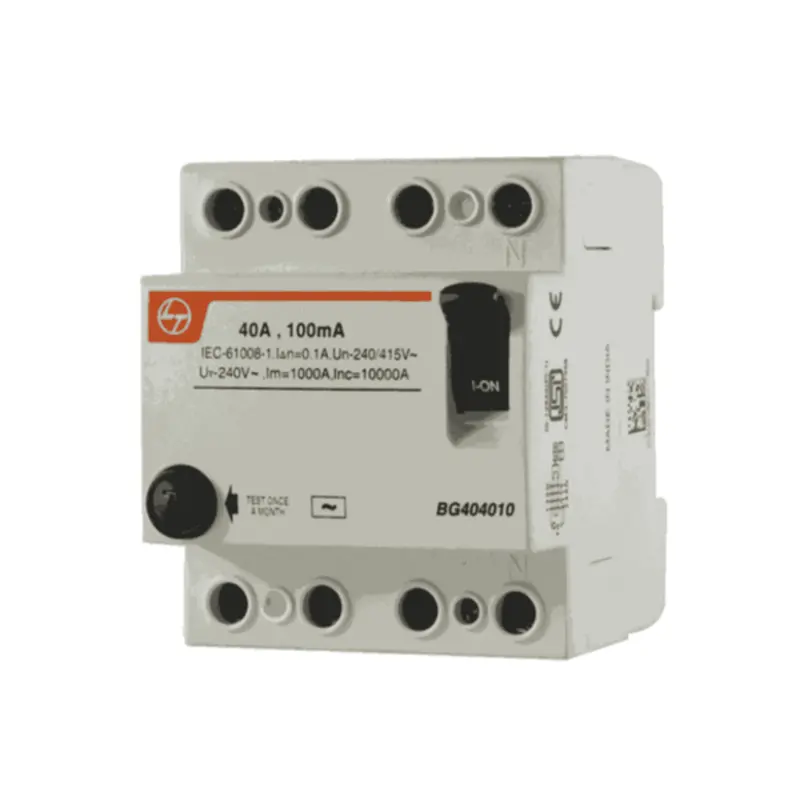 L&T 4-Pole 100A Rccb (Residual Current Circuit Breaker) – 4-Module 1