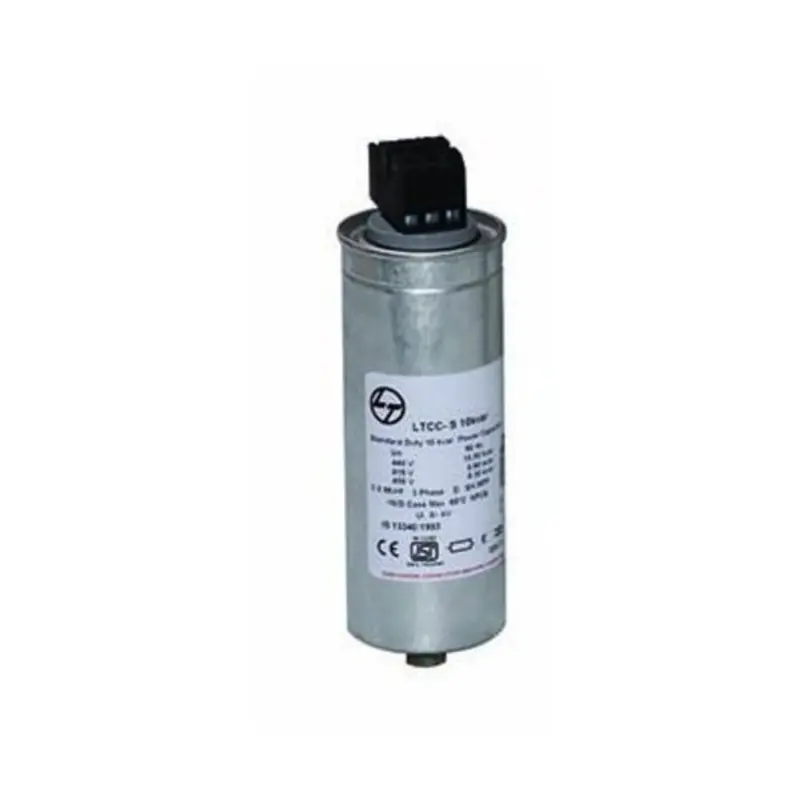 L&T 440V Standard-Duty Cylindrical Capacitor – Flame-Retardant, 5-Pack (Ltccf) 1