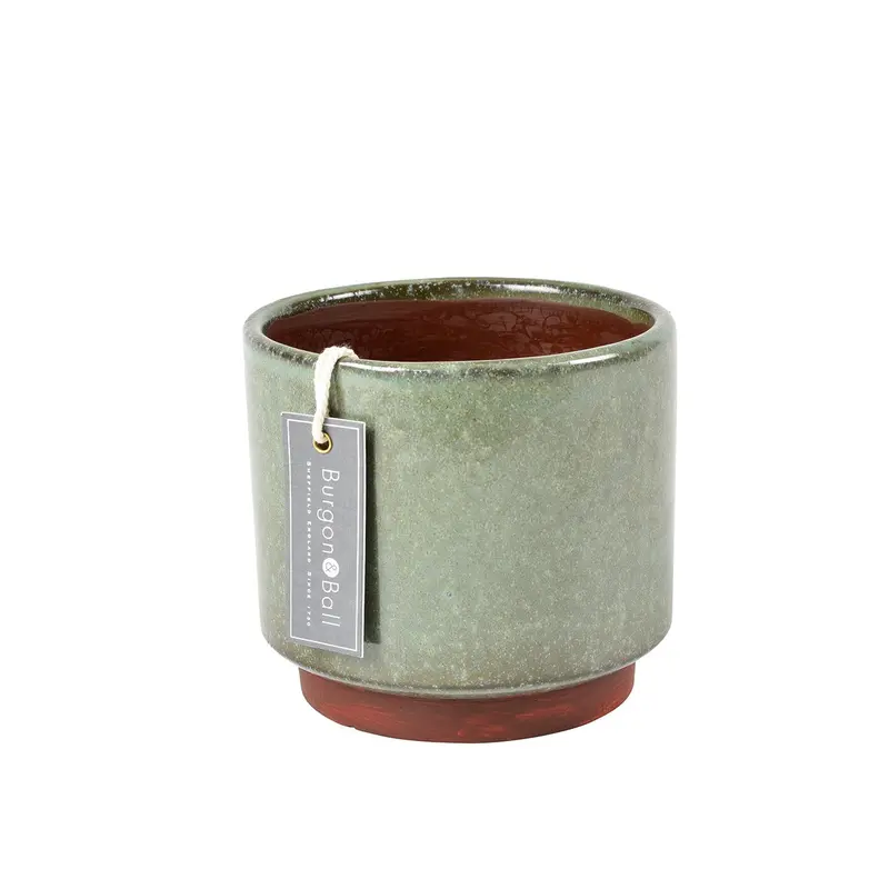 Malibu Green Glazed Ceramic Planter 1