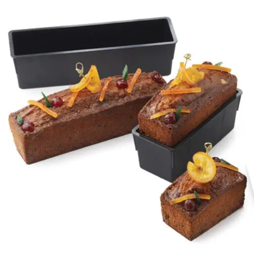 Matfer Exoglass Loaf Pan – 59-1/6 Oz. Capacity, 11-7/8" X 3-1/6" Nonstick Rectangular Mold 1