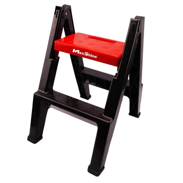 Maxshine Folding Step Stool – Lightweight Portable Platform For Elevated Access 1