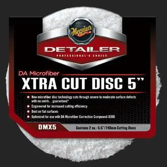 Meguiar'S Dmx5-Da Microfiber Xtra Cut Pad – 5" Dual Action Cutting Pad (2-Pack) 1