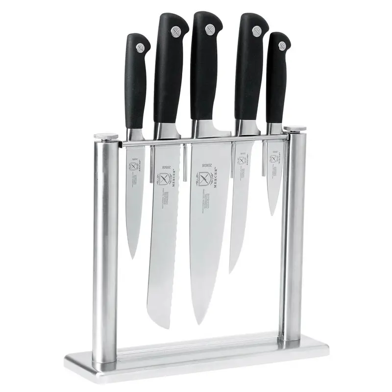 Mercer Genesis 6-Piece Glass-Block Knife Set 1