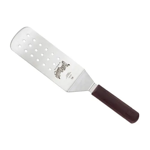 Mercer M18310 Hell’S Handle Perforated Stainless Steel Turner 1
