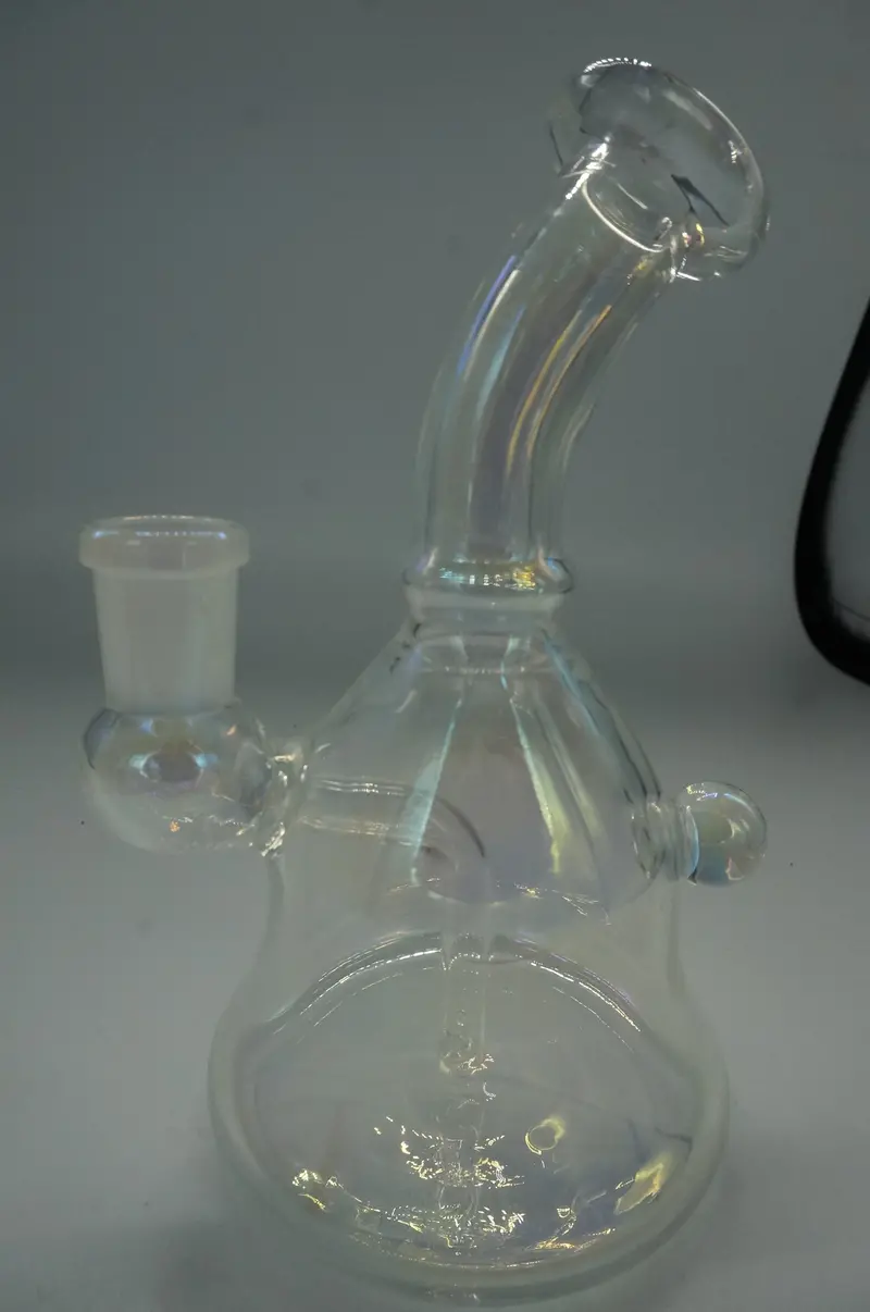 Metallic & Clear Glass Oil Rigs | Caliculturesmokeshop.Com 1