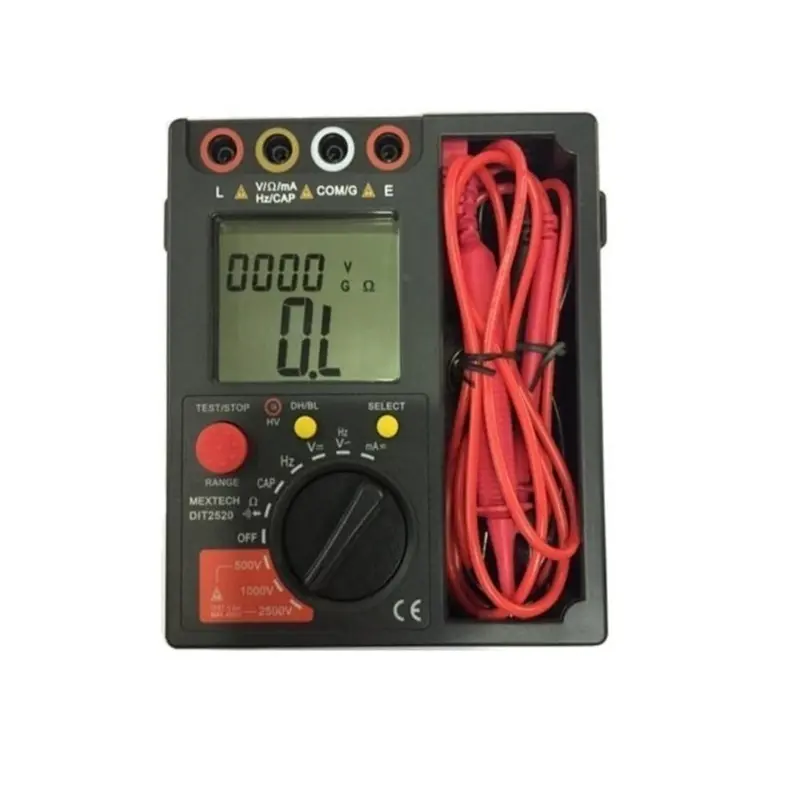 Mextech Dit-2520 Insulation Resistance Tester – Up To 20 Gω 1