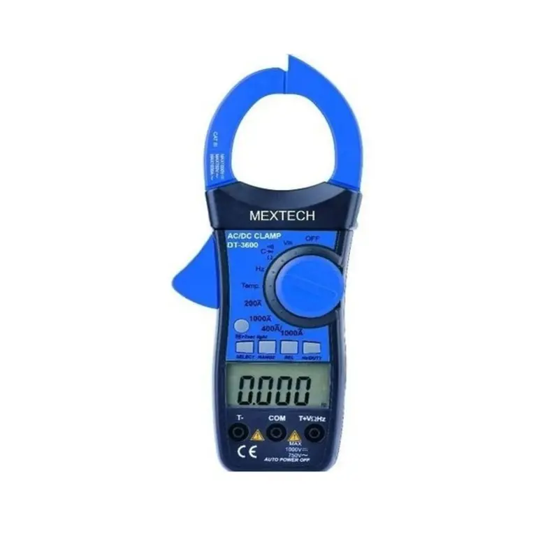 Mextech Dt-3600 Ac/Dc Clamp Meter – 1000A/750V Dual-Mode 1