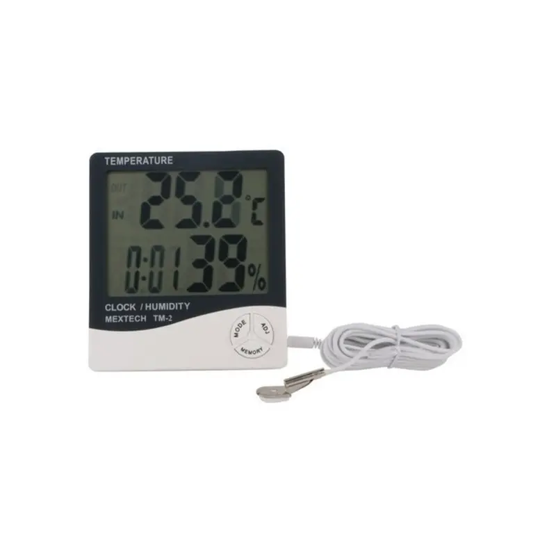 Mextech Tm-2 Digital Thermohygrometer Featuring Wide -50°C To 70°C Temp Range 1