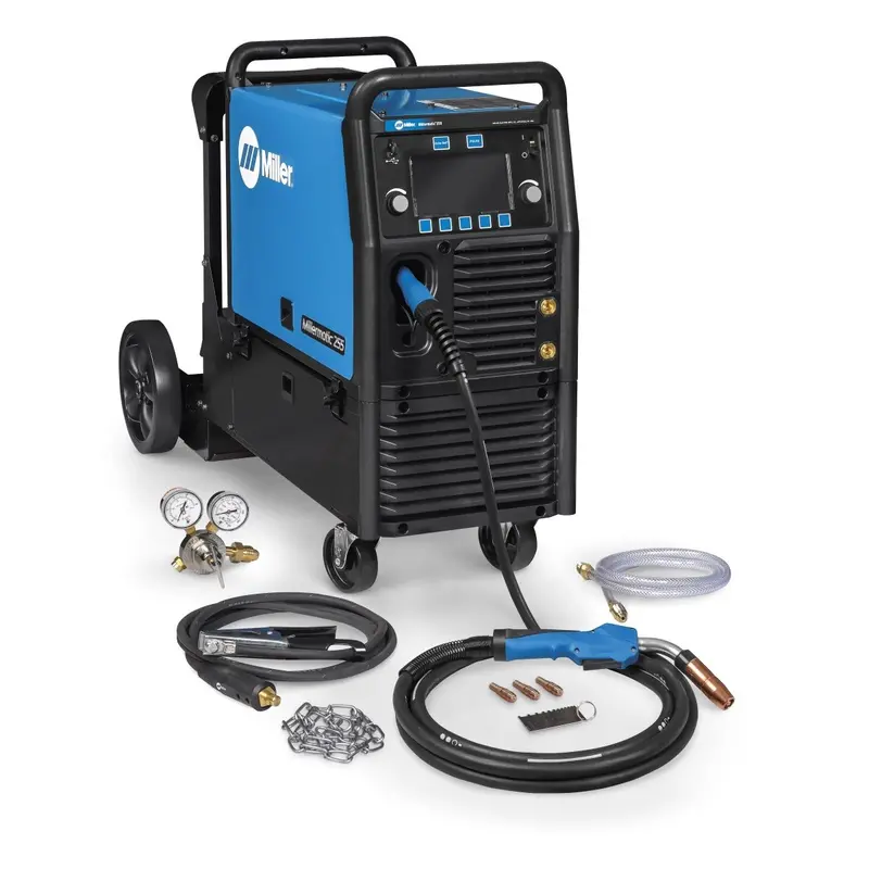 Miller Millermatic 255 Mig/Pulse Mig Welder – 208/240V With Mobility Kit 1