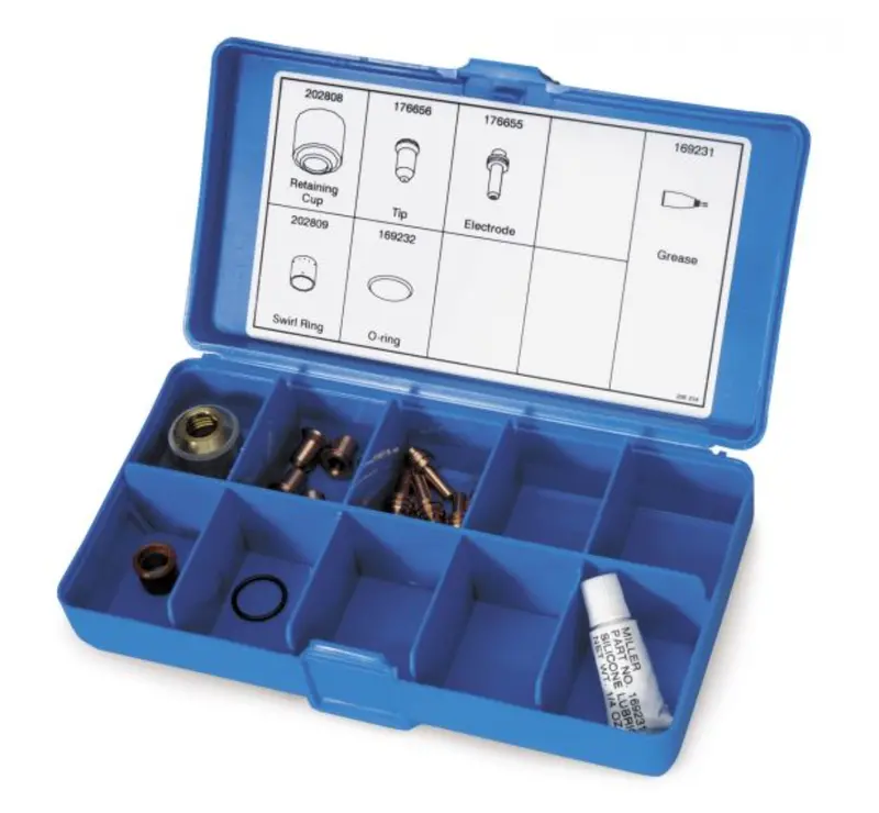 Miller Spectrum 875 Consumables Kit – Compatible With Ice-60T Plasma Torch (239086) 1