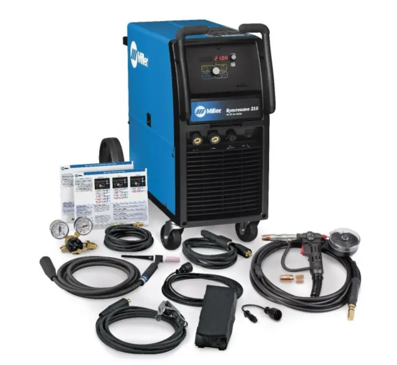 Miller Syncrowave 210 Dual-Process Tig & Stick Welder System With Spoolmate 150 (951684) 1