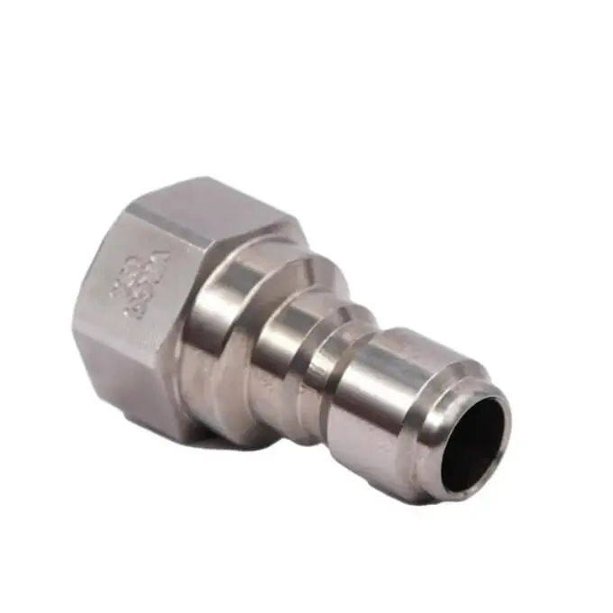 Mtm Prima Stainless Steel Quick-Connect Plug – 3/8" Female Pipe Thread (Fpt) 1