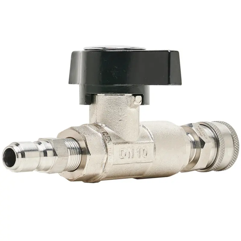 Mtm Veloci Brass Ball Valve With Stainless Steel Quick Connect – 3/8" 1