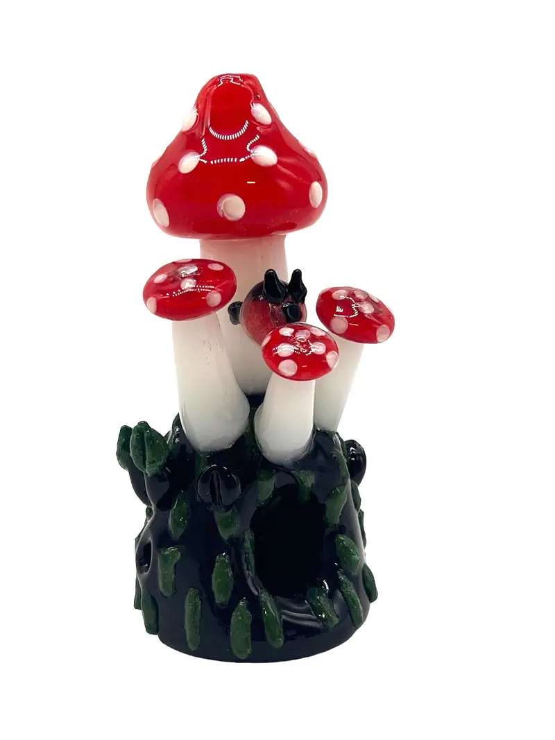 Mushroom-Style Ceramic Hand Pipe 1