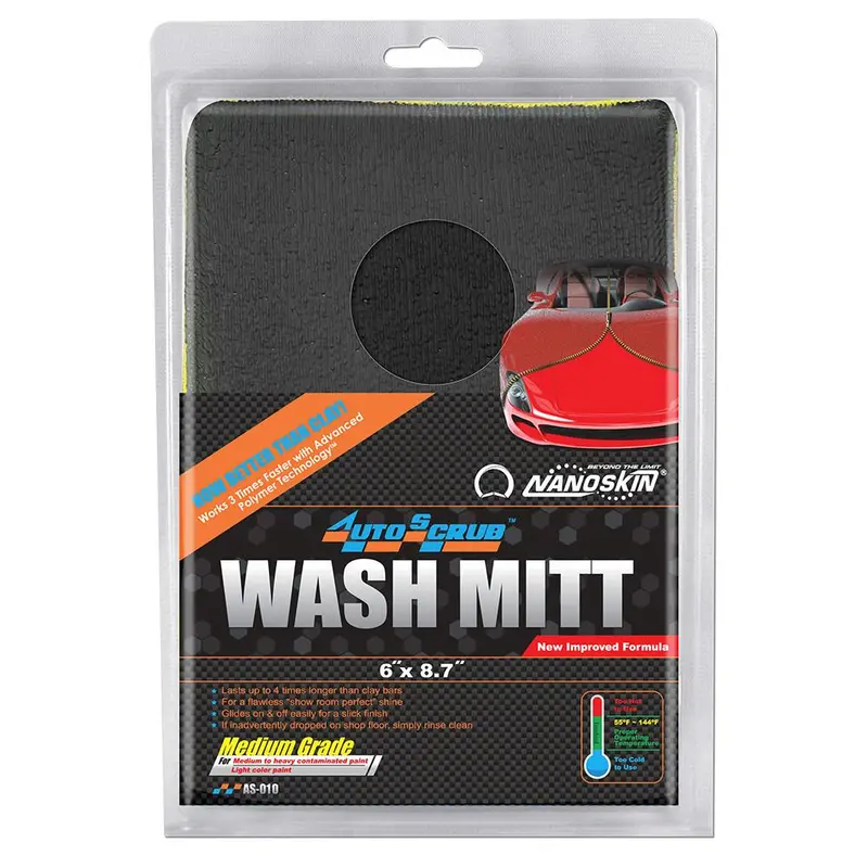 Nanoskin Autoscrub Medium-Grade Wash Mitt (6" X 8.7") 1