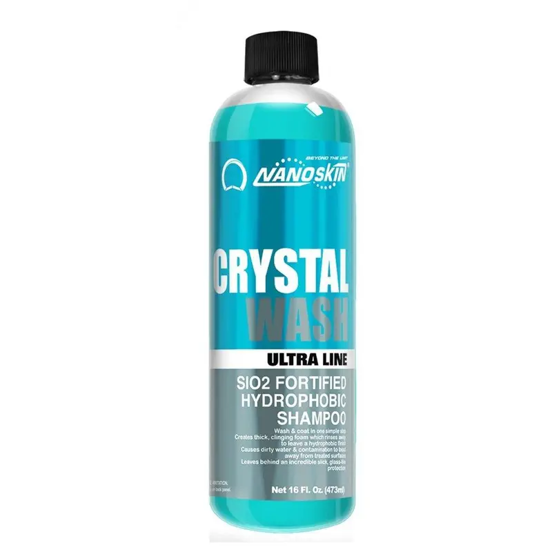 Nanoskin Crystal Wash – Sio₂-Enhanced Hydrophobic Car Shampoo (16 Oz) 1