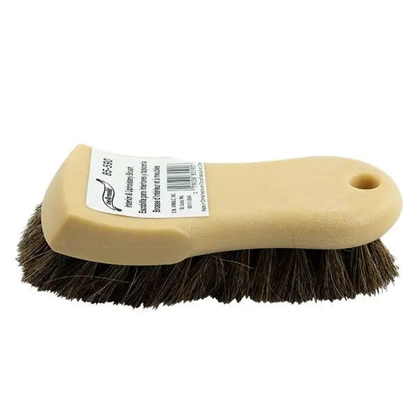 Natural Horsehair Leather Detailing Brush – Gentle Surface Cleaning 1