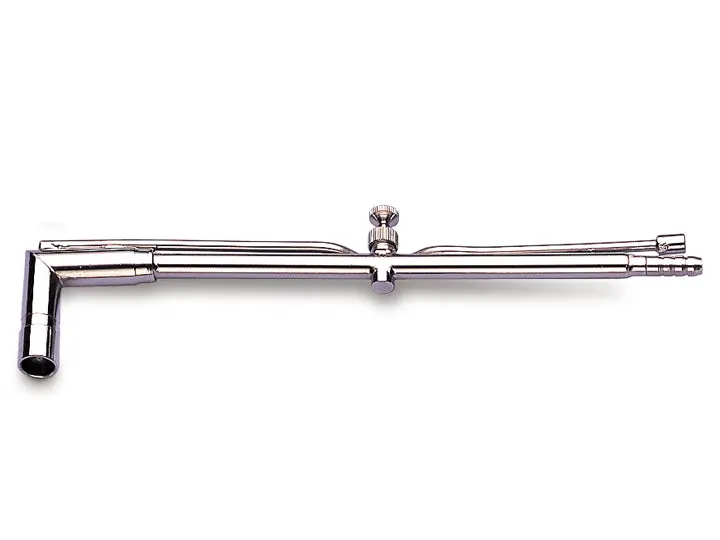 Nickel-Plated White Double Burnpipe – Small-Size Corrosion-Resistant Torch Tip 1