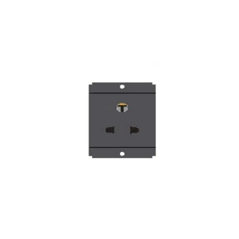 Norisys Square Series 3+2-Pin Shuttered Socket – 6A, Model S7212 1