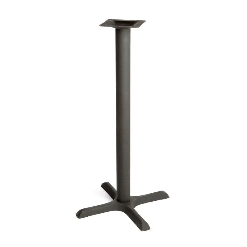 Oak Street Steel Cross-Base Table Frame – 22" X 22" X 40.75", Matte Black Finish 1