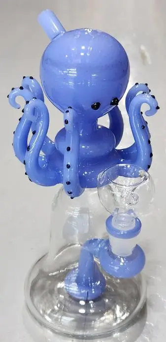 Octopus Water Pipe – Multi-Arm Percolator Glass Bong 1