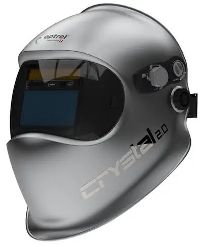 Optrel Crystal 2.0 High-Definition Auto-Darkening Welding Helmet — Lightweight Digital Design (1006.900) 1