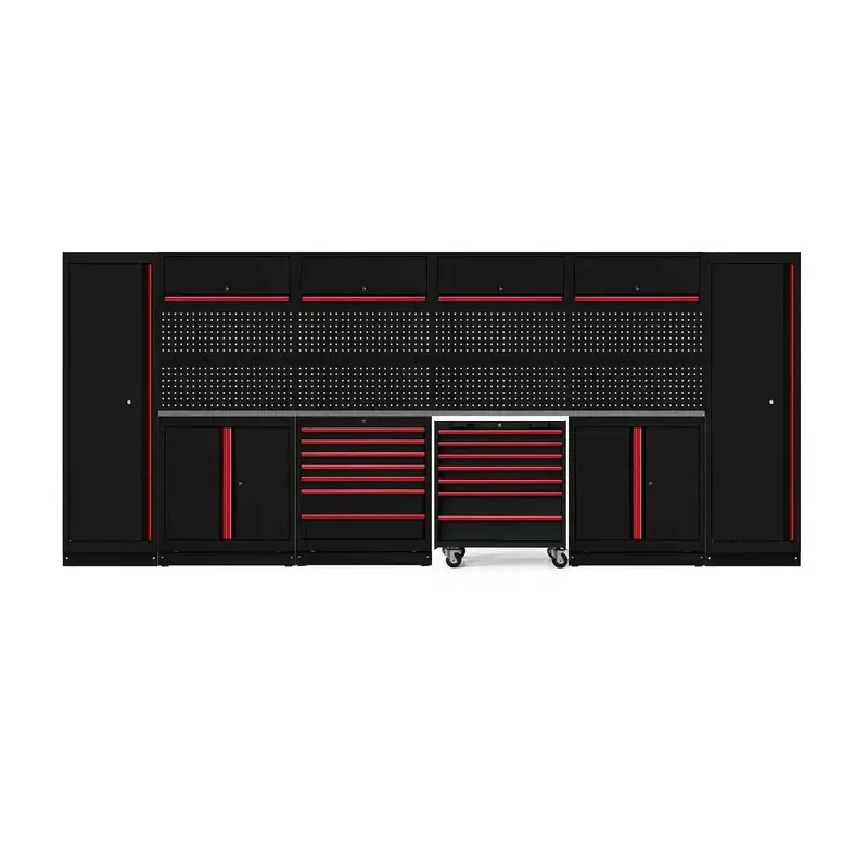 Osm Pro Series 184" Modular Storage System – 14-Drawer, 10-Cabinet Professional Build-Out 2