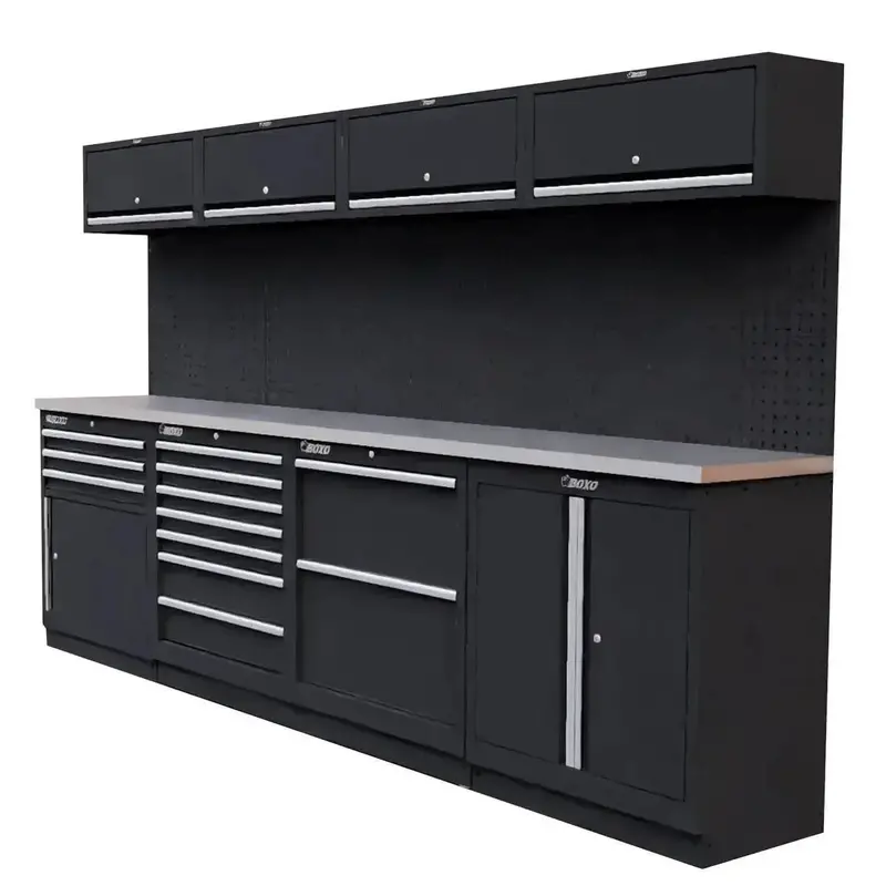 Osm Series 104" Customizable Storage Solution – 11 Drawers + 6 Cabinets (17-Piece Kit) 1