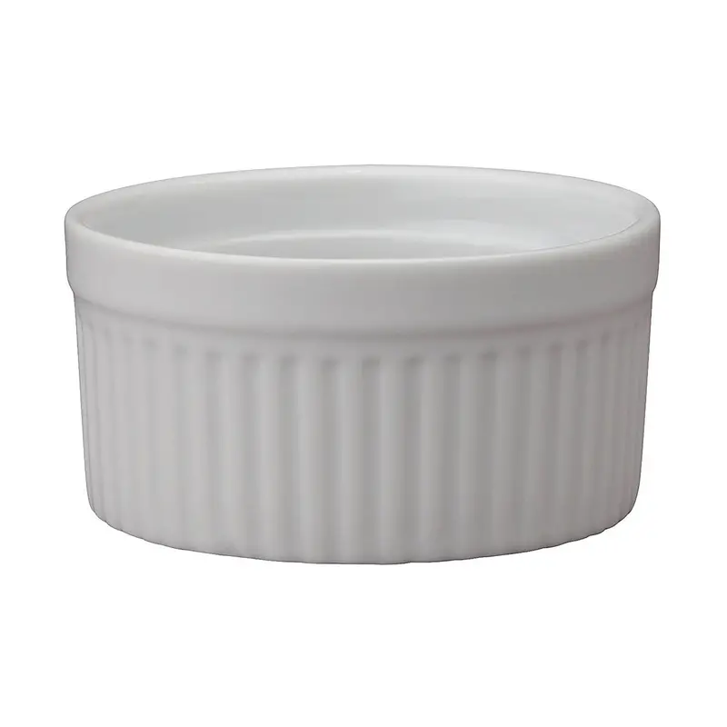 Oven-Safe Soufflé Ramekin – 6-Ounce Ceramic Baking Cup 1