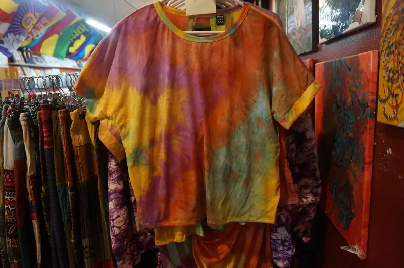 Oversized Tie-Dye Blouse | Spiral Pattern Relaxed Fit 1