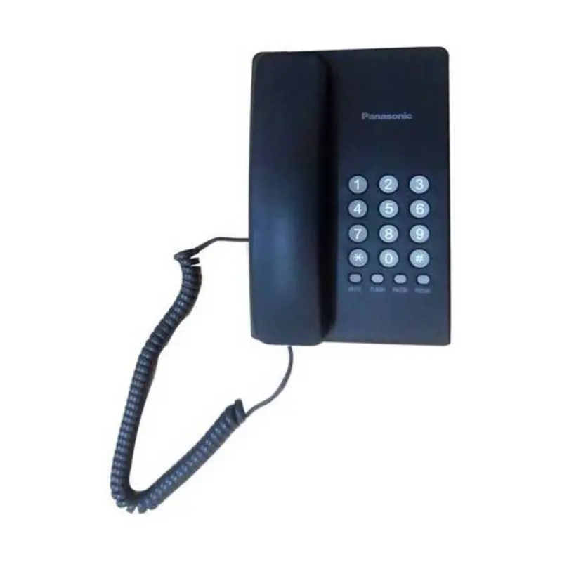Panasonic Kx-Ts400 Corded Landline Telephone – Sleek Black Finish 1