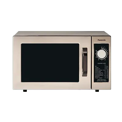 Panasonic Ne-1025F Compact Microwave Oven – 1000W, Stainless Steel, Dial Timer 1