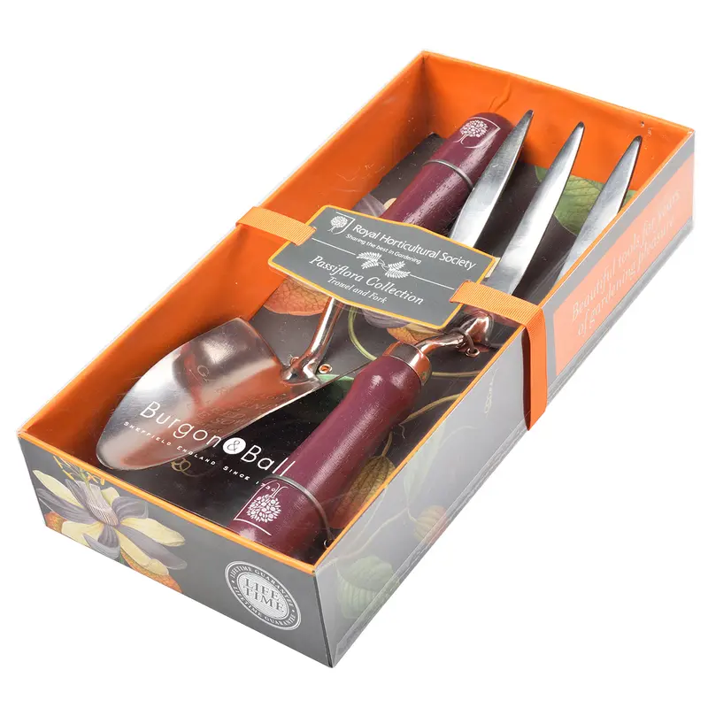 Passiflora Ergonomic Trowel And Cultivating Fork Combo 1