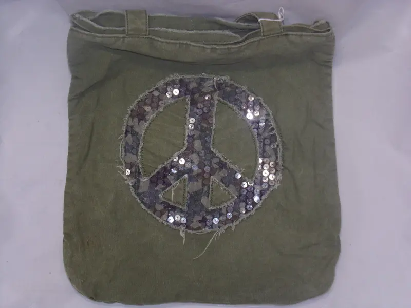 Peace Sign Crossbody Purse – Style #2 1