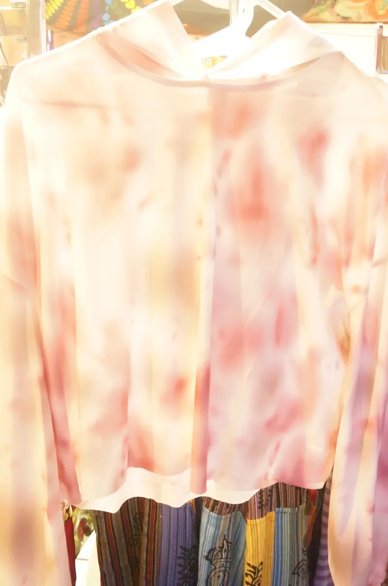 Pink And Silver Tie-Dye Pullover Hoodie | Boho Streetwear 1