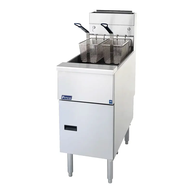 Pitco Vf-35S Solstice Tube-Fired Fryer — Natural Gas, 35 Lb Oil Capacity 1