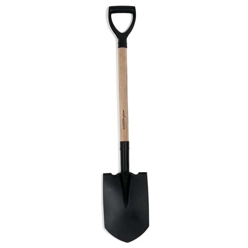 Pointed Garden Spade – Stainless Steel Blade With D-Grip Handle 1