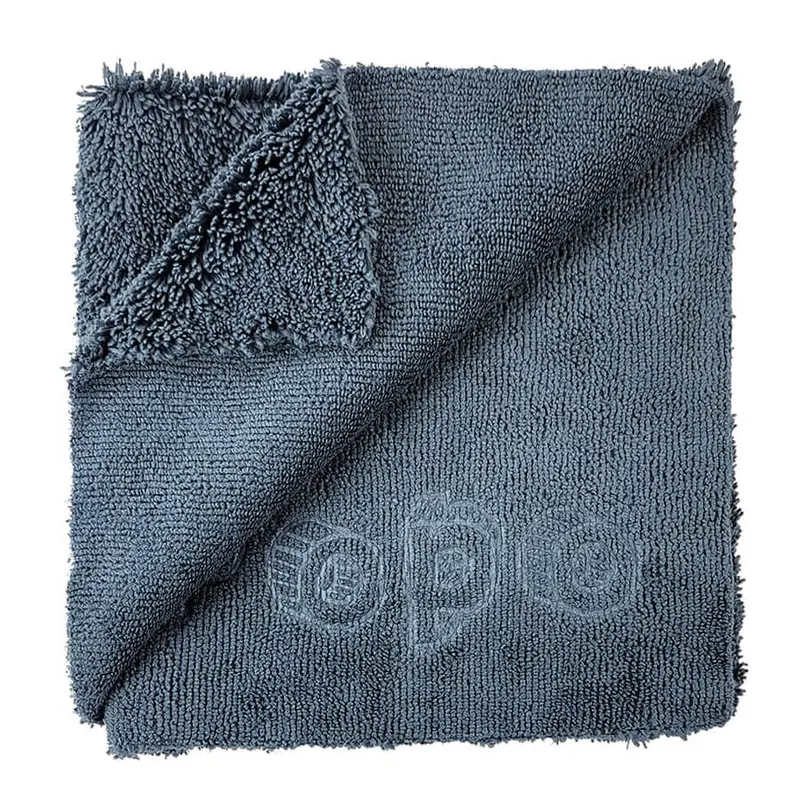Popo Charcoal Edgeless Microfiber Towel – 440 Gsm, 40X40Cm 1