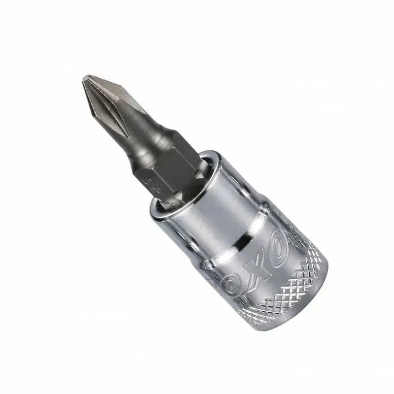 Pozidriv #2 Bit Socket For 1/4" Drive Ratchets 1