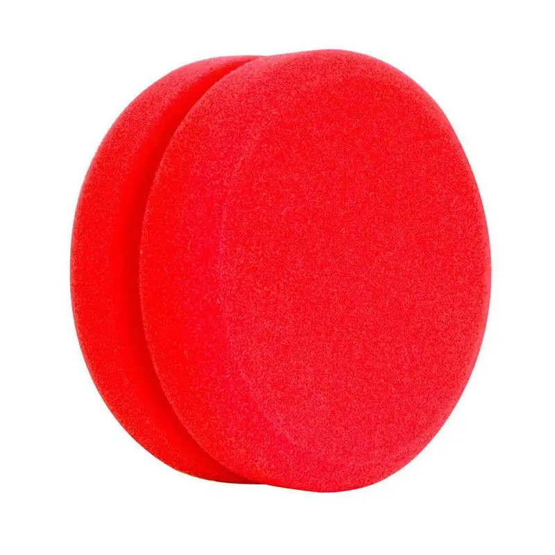 Premium 4.5" Red Foam Applicator Pad – Large-Surface Polishing Tool 1