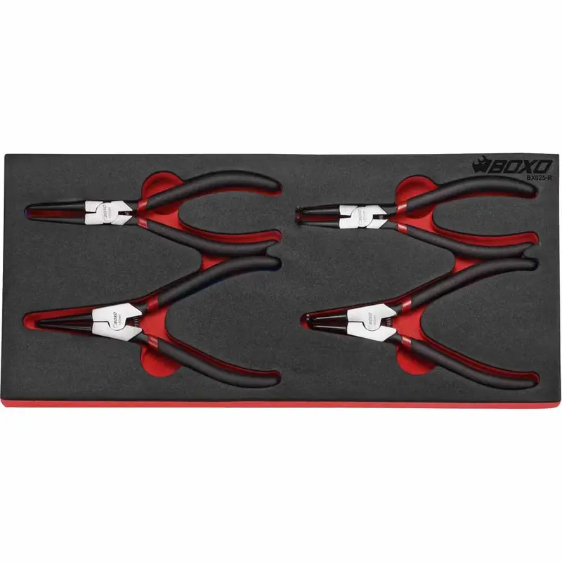 Premium 4-Piece Circlip Pliers With Eva Foam Storage 1