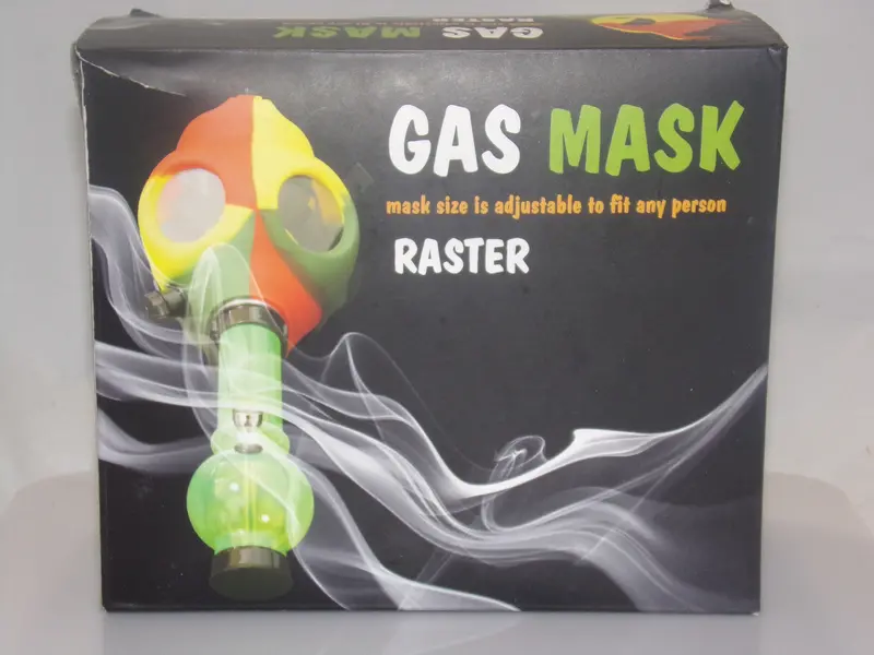Rasta-Themed Gas Mask Costume Accessory | Adjustable Respirator Style 1