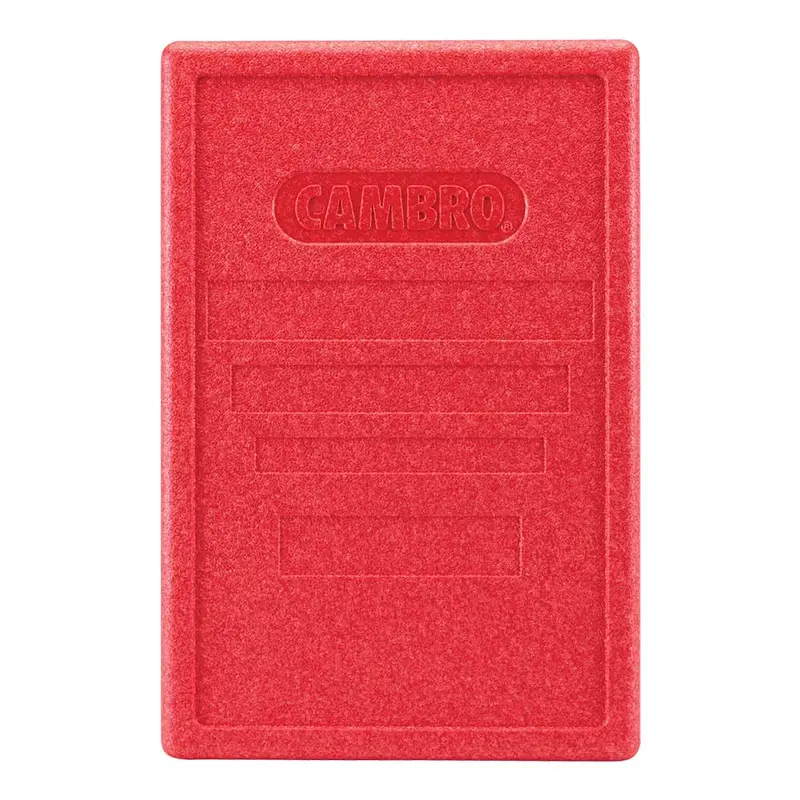Red Insulated Cam Gobox Lid For 180-Quart Carrier – Cambro Epp180Lid365 1