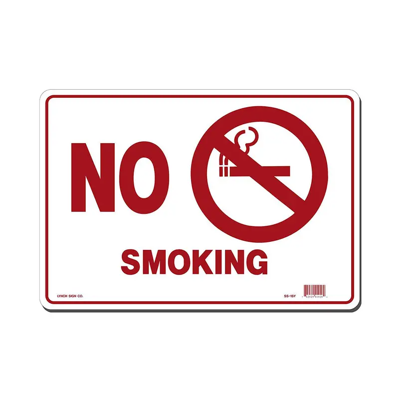 Regulatory No-Smoking Sign – 14" X 10", Bold Lettering, Indoor/Outdoor Use 1