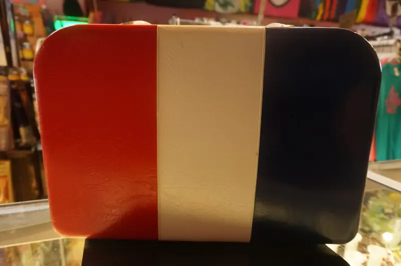Retro Red, White & Blue Large Handbag 1