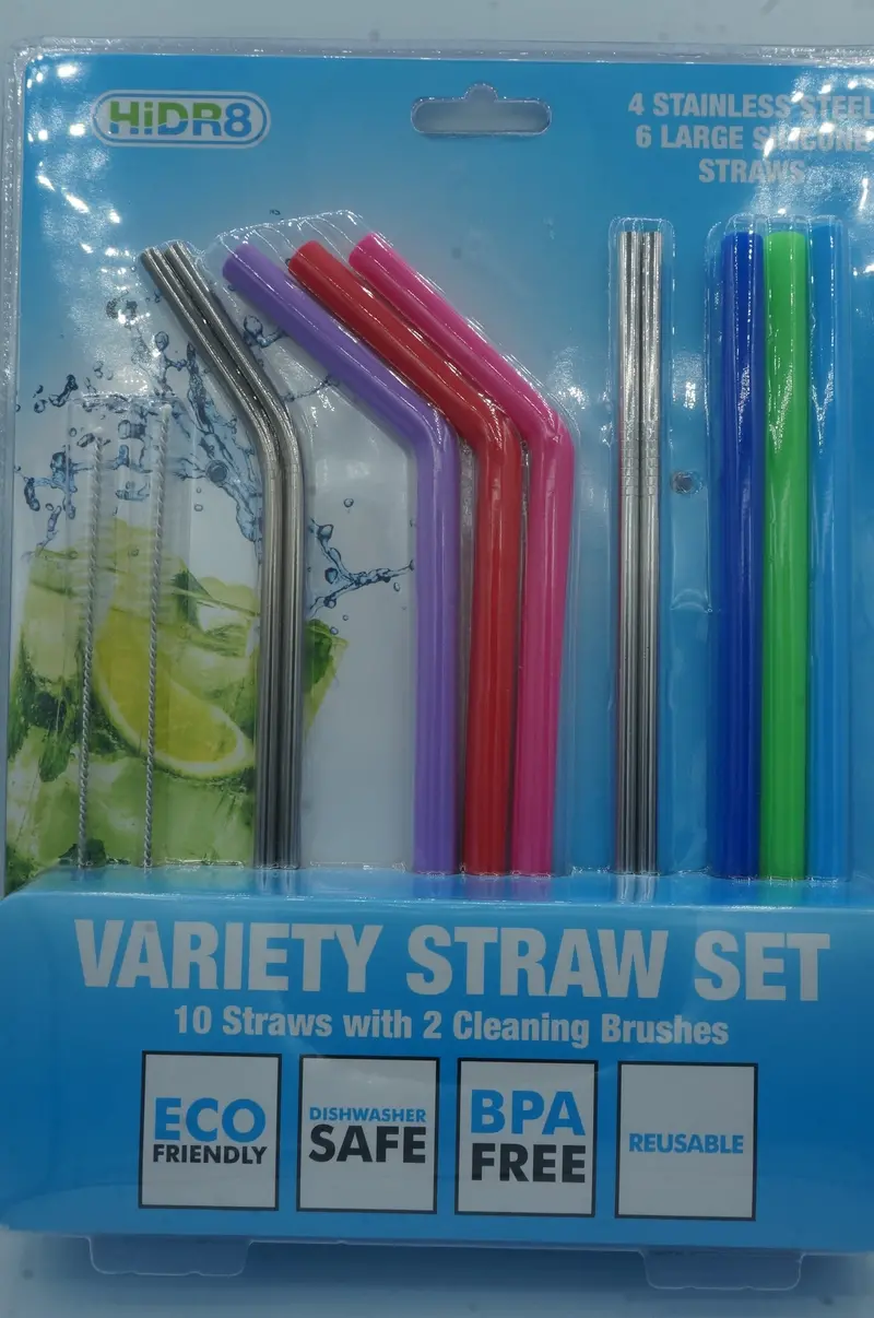 Reusable Eco-Friendly Drinking Straw Set 1