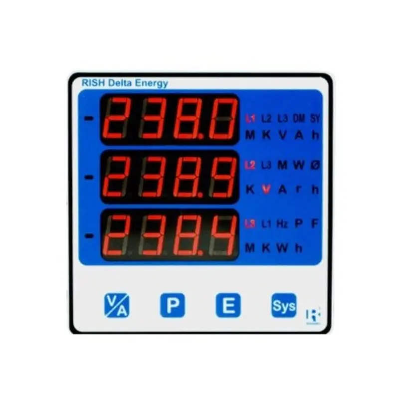 Rishabh Dl30 Delta Energy Multifunction Meter – Advanced Power Monitoring 1